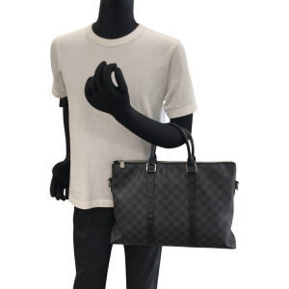 Louis Vuitton Black business Bag Graphite bag Anton Shoulder Black - Picture 6 of 9